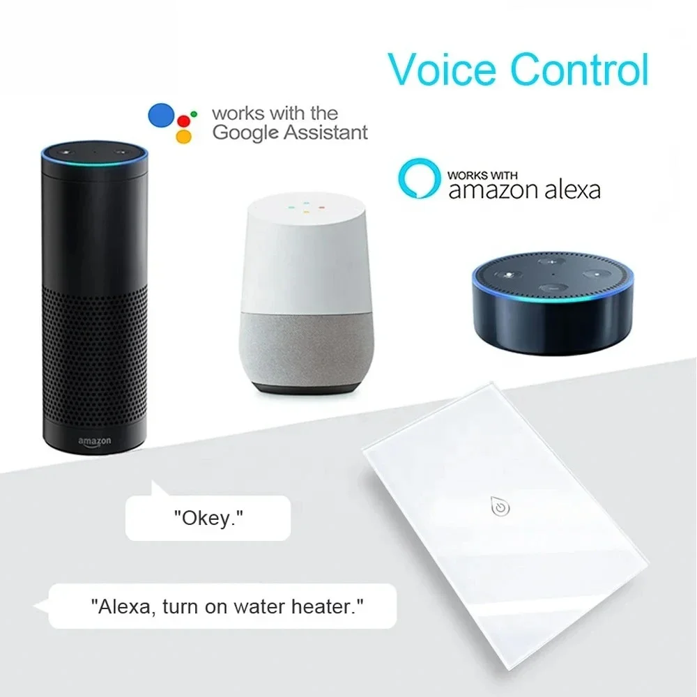 Smart WiFi water heater boiler switch