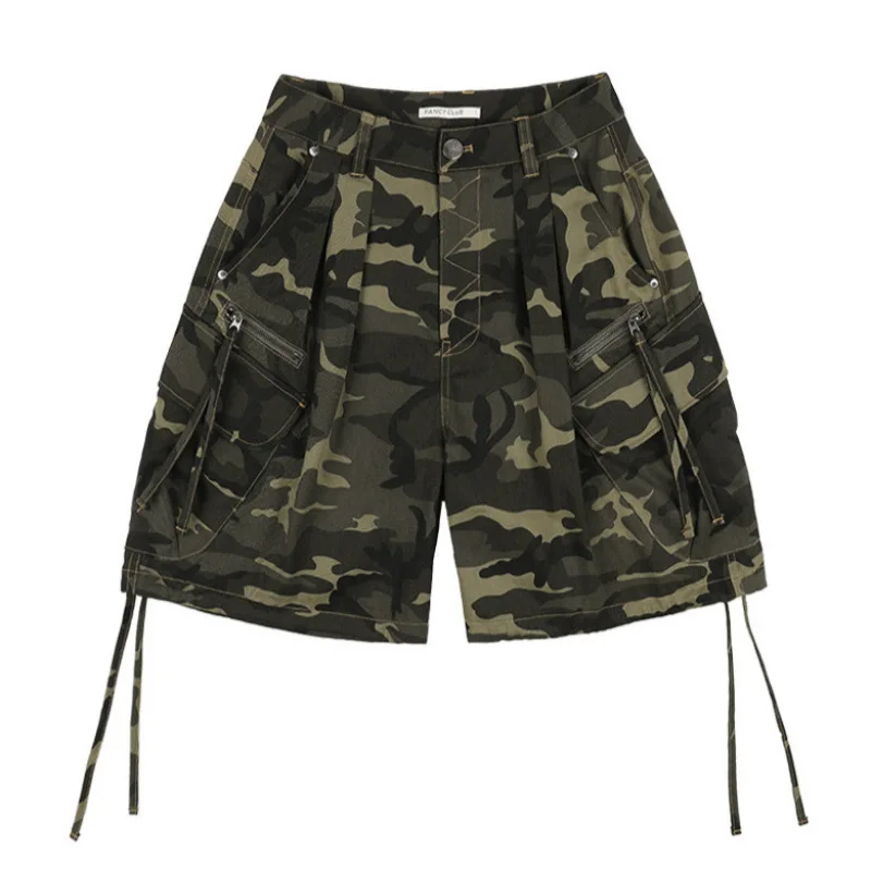 Women Y2K Camo Cargo Shorts Letter Print Baggy Hip Hop Streetwear Shorts with Pockets 2026