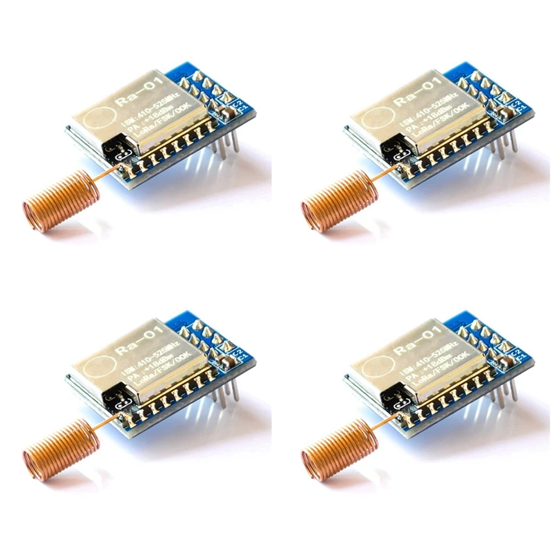 

【Hot Cake】4X Ra-01 Lora SX1278 433M Модуль беспроводной передачи с расширенным спектром, наиболее отличие 10 км