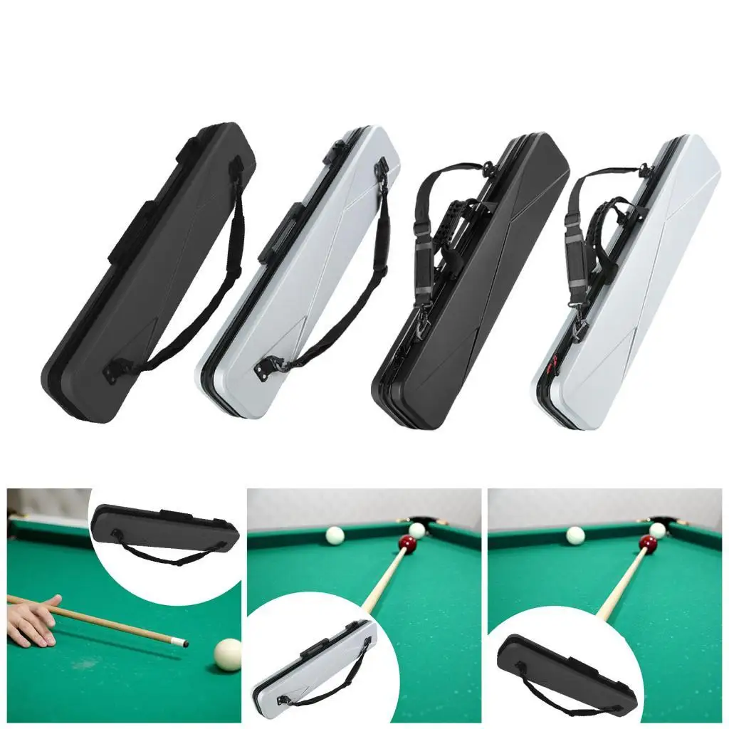 

Billiards Pool Cue Case Container Carrying Case Holder Protection Box Waterproof Shockproof Carry Bag for Practice Training