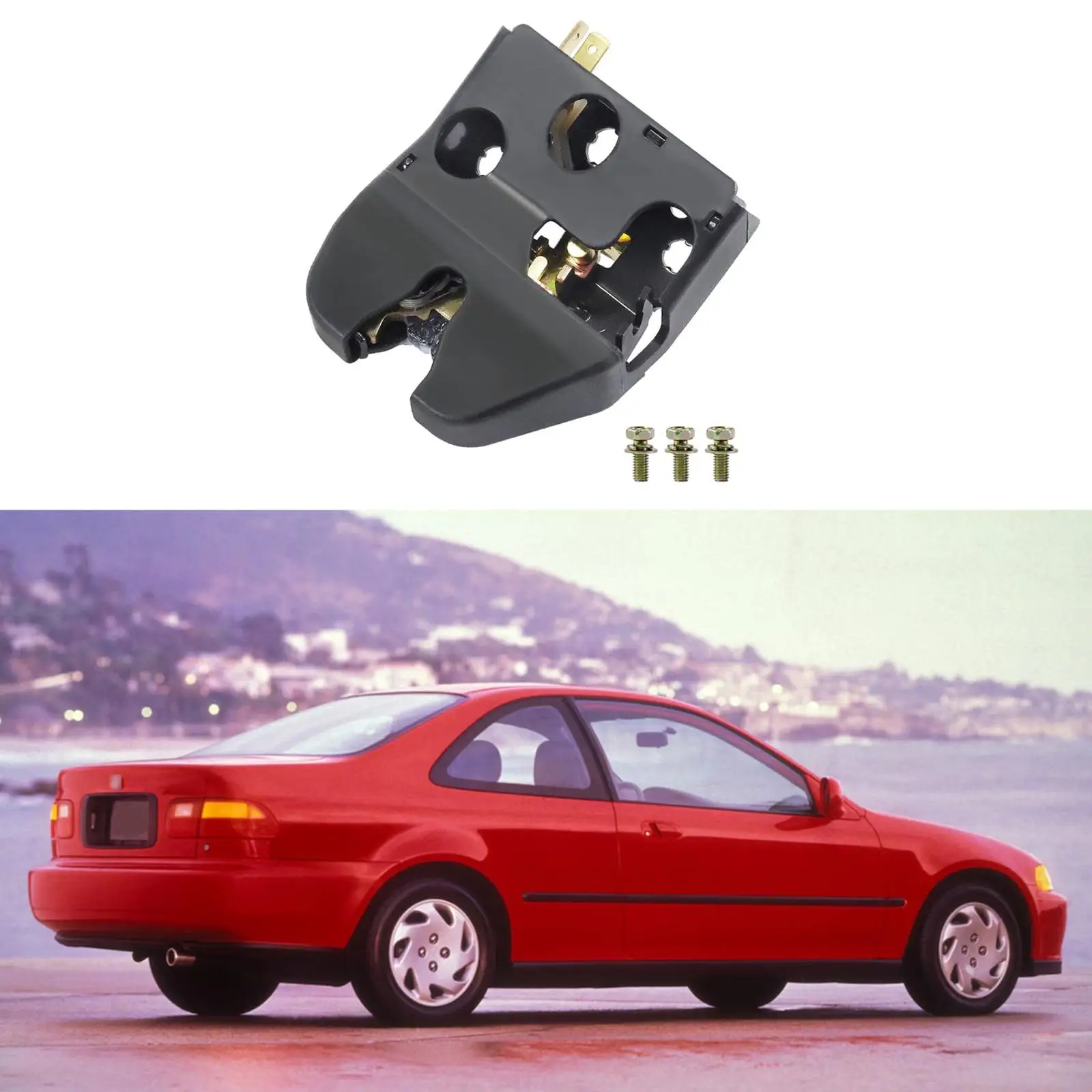 

Trunk Lid Lock Latch Assembly Replace 74851-s01-a01 Premium Sturdy Easy to Install Spare Parts Professional Accessory