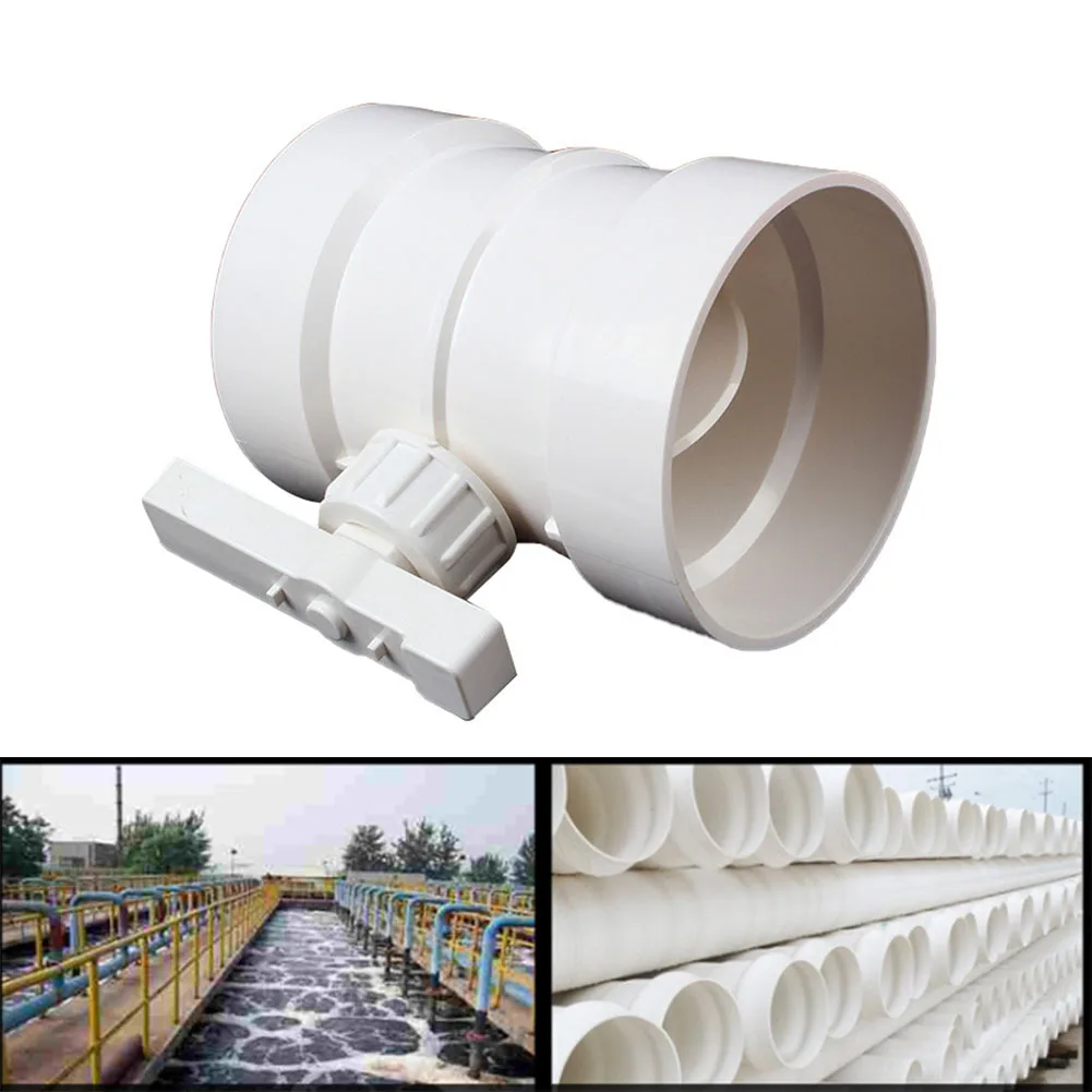 PVC Manual Air Volume Control Valve Air Duct Volume Controller For Ventilation Pipe Valve Switch Air Regulating Valve 75mm-250mm
