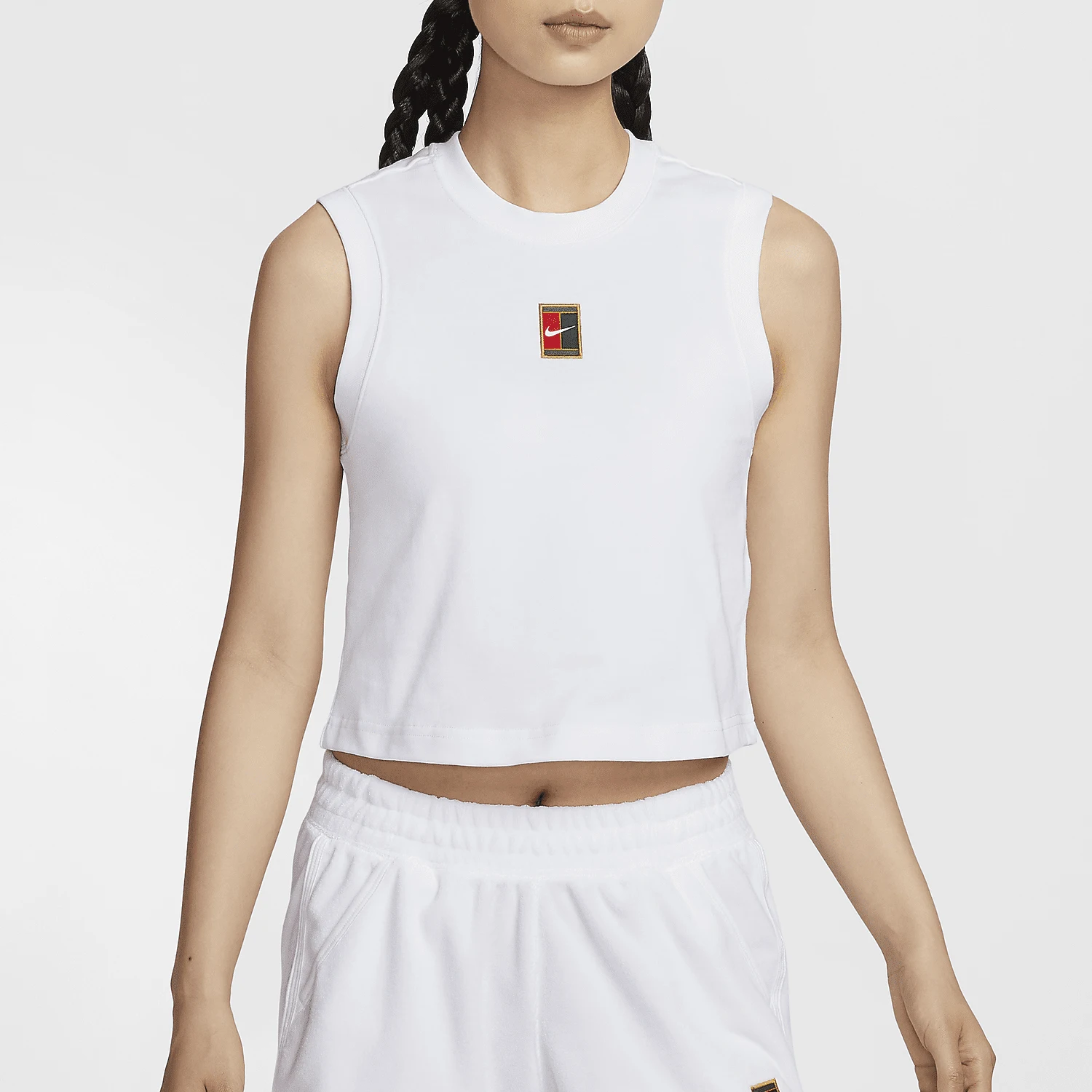 

Nike Official Genuine Court Heritage Women's Short Tennis Vest FQ2274-100