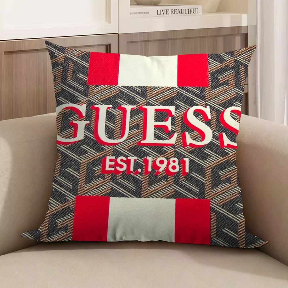 G-GUESS-S funda de almohada Toon regalo funda de cojín dormitorio hogar sofá silla asiento decoración funda de almohada