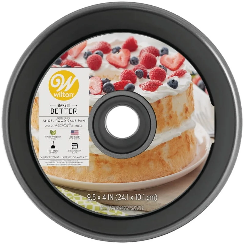 غير عصا الملاك الغذاء كعكة عموم 9.5in مخدد أنبوب مقلاة خبز دائم الباردة المدرفلة الصلب سهلة الإصدار مقاومة للخدش فرن آمن #3