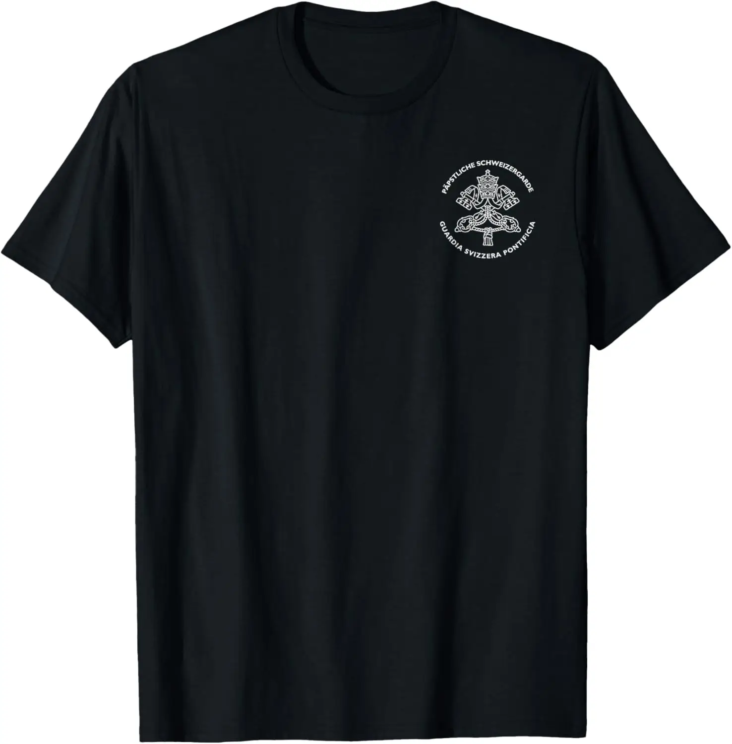 Roman Catholic Vatican Swiss Guard Men T-shirt Short Sleeve Casual 100% Cotton Shirts