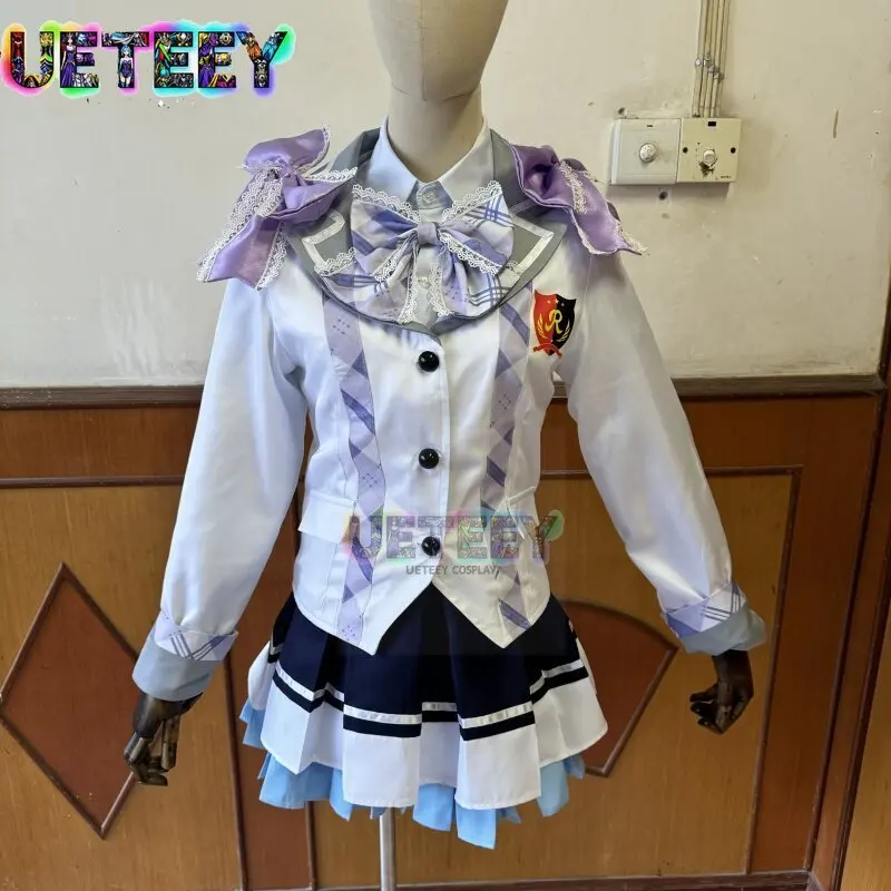 

UETEEY COS Ongeki Suzushima Arisu Uniform Cosplay Costume Halloween Costume Custom Size