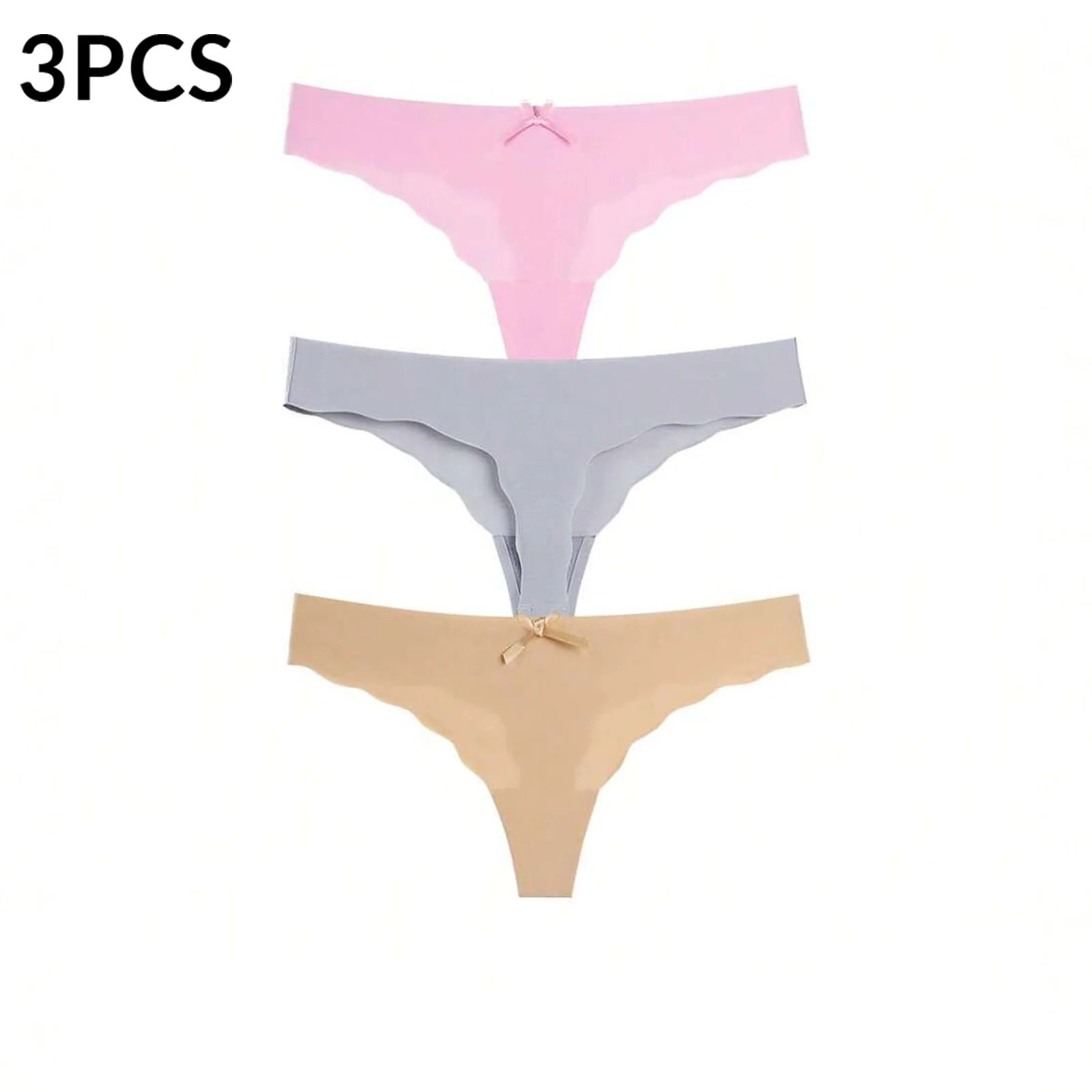 Low-waisted Seamless Women Shapers High Waist  Control Knickers Pants Pantie Briefs Body Shapewear Lady Underwear 3pcs