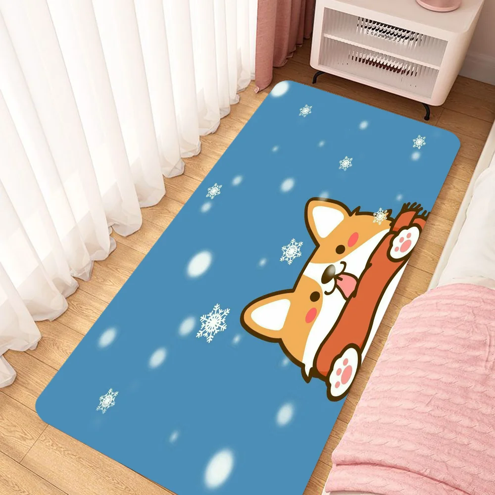 CUTE DOG Carpet for Bathroom Mats Front Door Mat Outdoor Rug Things to the Room Decoration Items Customized Kitchen Rugs Custom