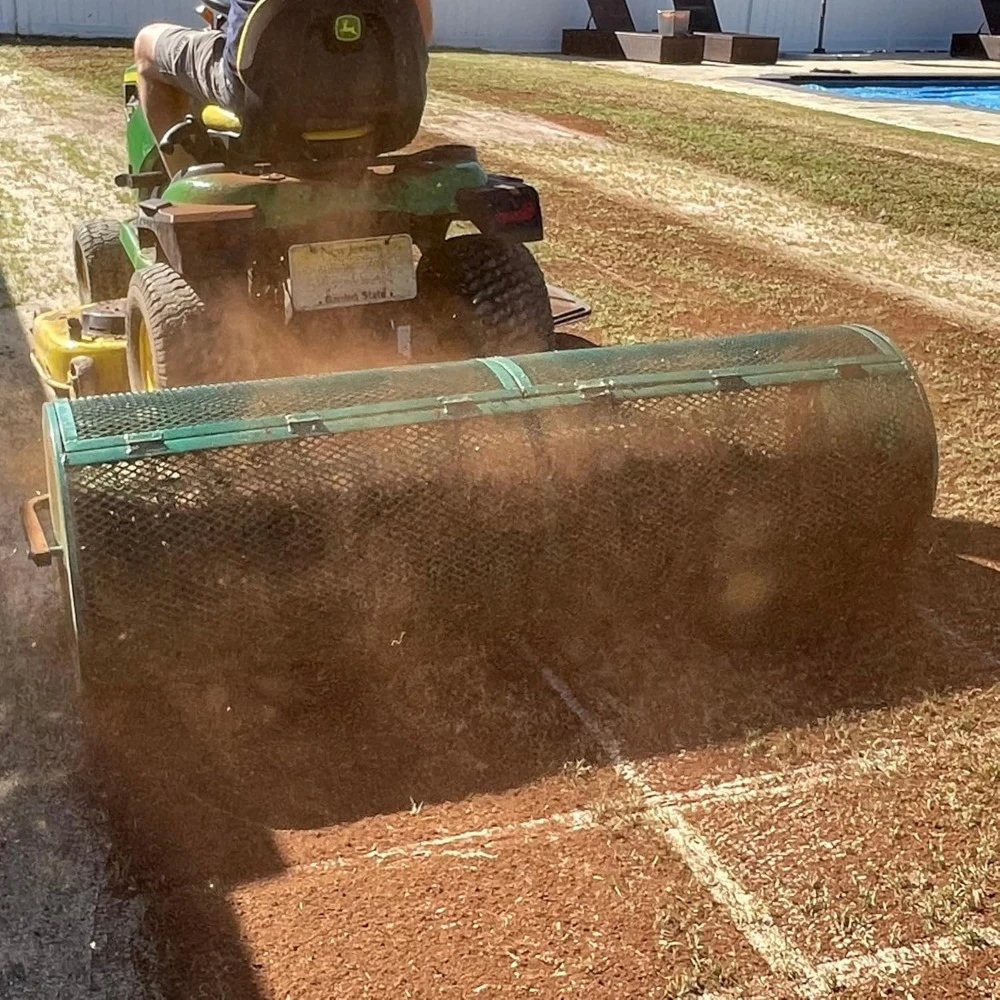 24" Metal Mesh Basket Spreader for Lawn, for Compost, Peat Moss, etc.