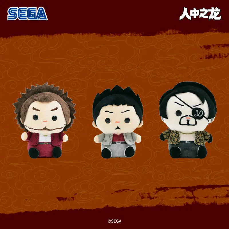 In Stock Sega “Like A Dragon” Cooro Series Plush Doll Goro Majima & Kazuma Kiryu Versions Collection Decoration Model Toy