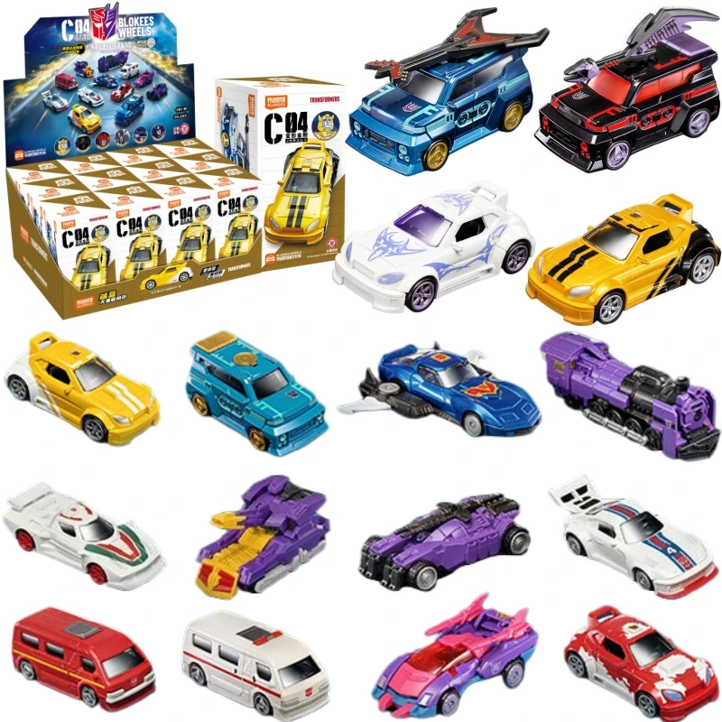 BLOKEES WHEELS Originale C04 Auto Giocattolo Transformers Bumblebee Soundwave Bug Bite Optimus Prime Action Figures Giocattolo da Assemblare Regalo