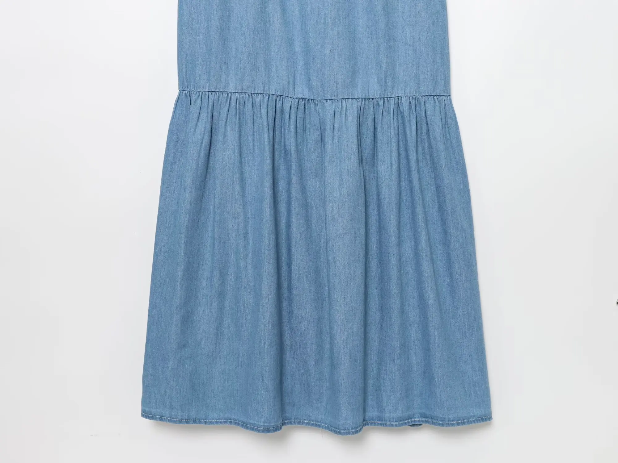 KONDALA Chic Sexy Fashion 2025 Summer Cowboy Woman Strap Long Cami Dress Close-Fitting Cavitary Bow-tied Female V-Neck Vestidos