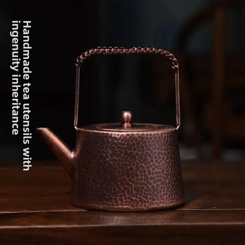 

Handmade Vintage Thickening Copper Pot Pure Copper Teapot Lifting Handle Teapot Boiling Water Copper Pot
