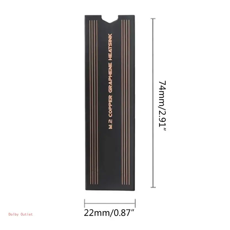 Tappetino per dissipatore calore in rame SSD NVME ad conduttività termica