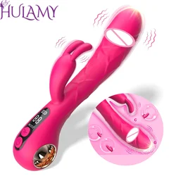 G-spot Rabbit Vibrator Clitoris Nipple Dildo Stimulator Vagina Masturbator Massager Massager for Women Couples Sex Toys 18+