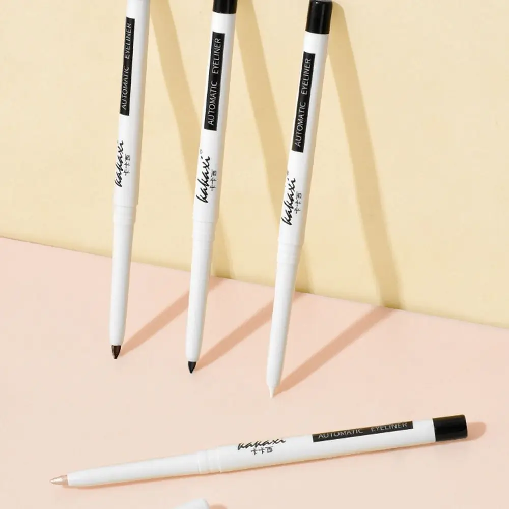 Waterproof Non-Smudge Cosmetics Korean Eyeliner Pen Eyeliner Gel Pencil Eye Liner Gel Pen Lying Silkworm Pencil with Sharpener