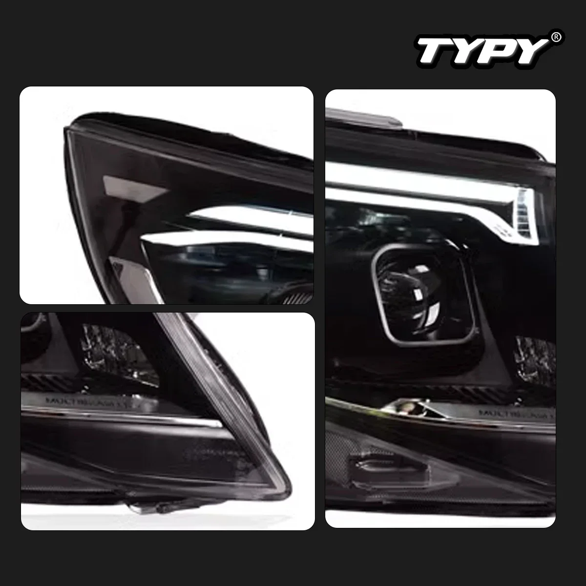 

TYPY новая светодиодная фара, обновленная, модифицированная для Benz Vito W447 2016-2023, фара с динамическим сигналом, автоаксессуары