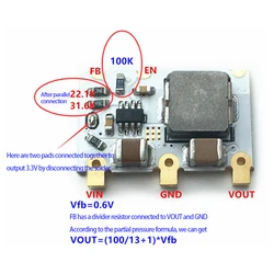 Mini DC-DC 4.5-16V a 3.3V/5.2V 4A Step Down modulo di alimentazione convertitore Buck di tensione regolabile 98% 1.8V 2.5V 3.3V 5V 9V 12V