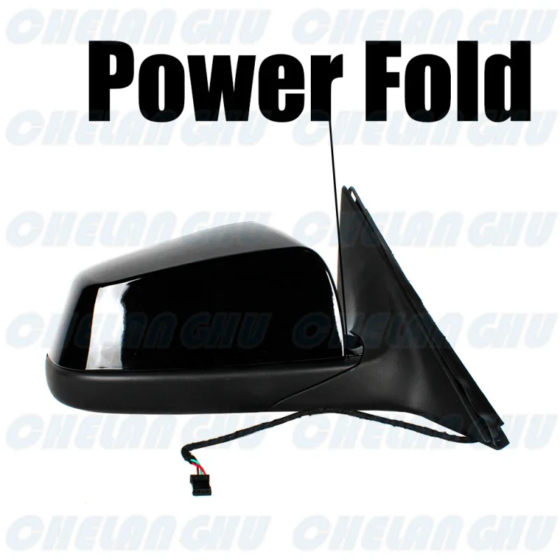 For BMW E60 E61 LCI 520i 523i 525i 528i 530i 535i 540i 550i 2008 2009 2010 Right 3Pin Black Painted Auto Dimming Mirror Assembly