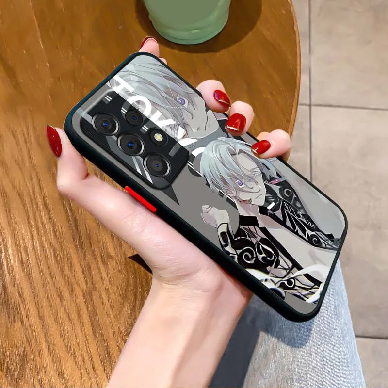 طوكيو المنتقمون أنيمي لسامسونج A73 A72 A71 A55 A54 A53 A52 A51 A35 A25 A15 A14 5G متجمد شفافة جراب هاتف