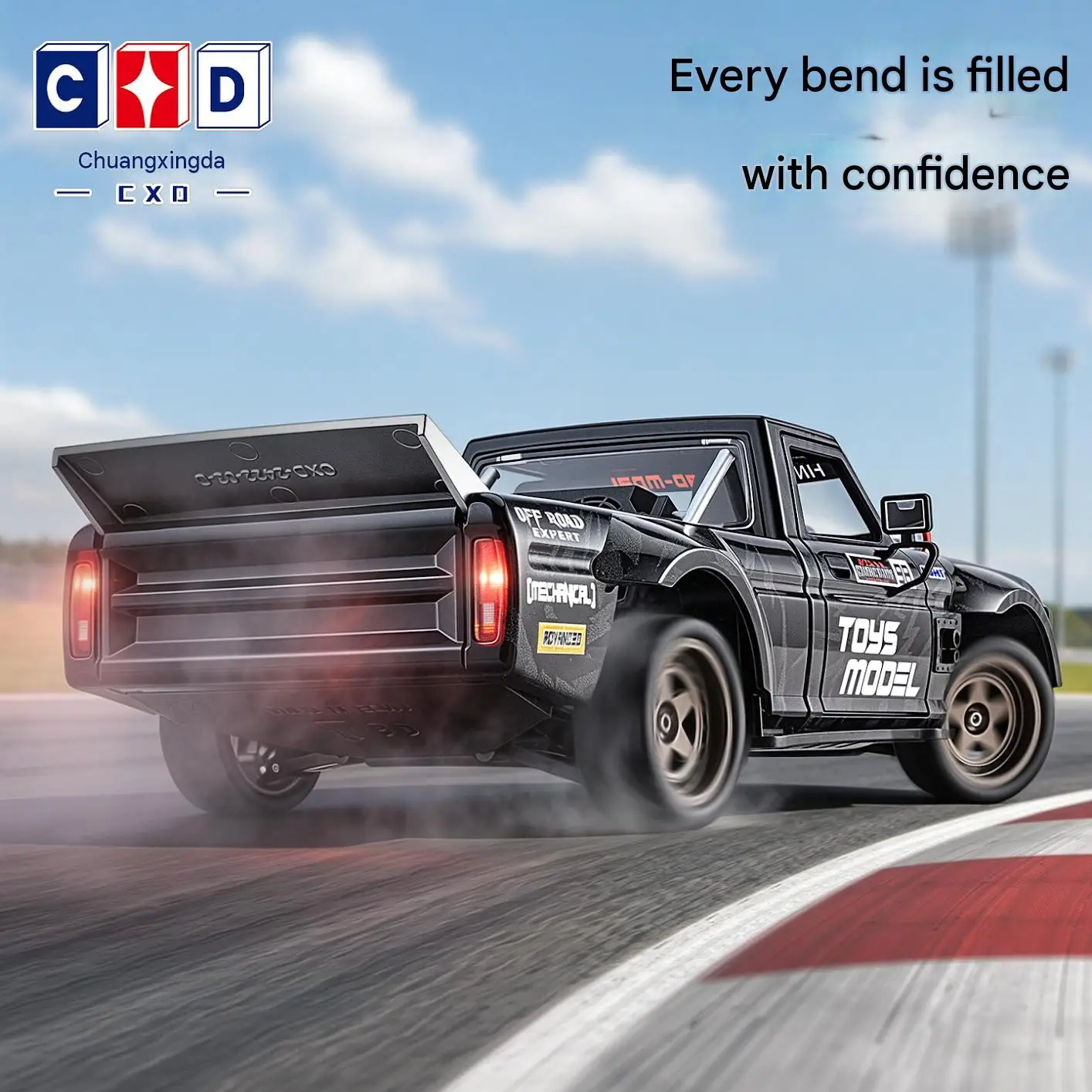 CXD2401 1/24 RC Drift Car 2.4Ghz Built-In Gyro 4WD Full-Scale Remote Control High-Speed ​​Racing Toy Birthday Gift