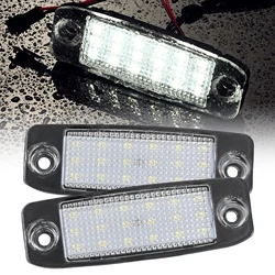 2Pcs White 18LEDs For Kia Sportage SL 2011-2016 For Hyundai Kona 2018-2023 I40 CW 2011-2019 High Quality Car License Plate Light