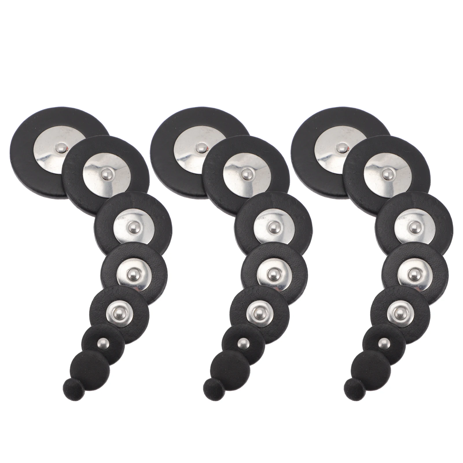 

25 Pcs Saxophone Pads Durable Rubber Material Sound Hole Gasket Cushion Repair Accessories Musical Instruments