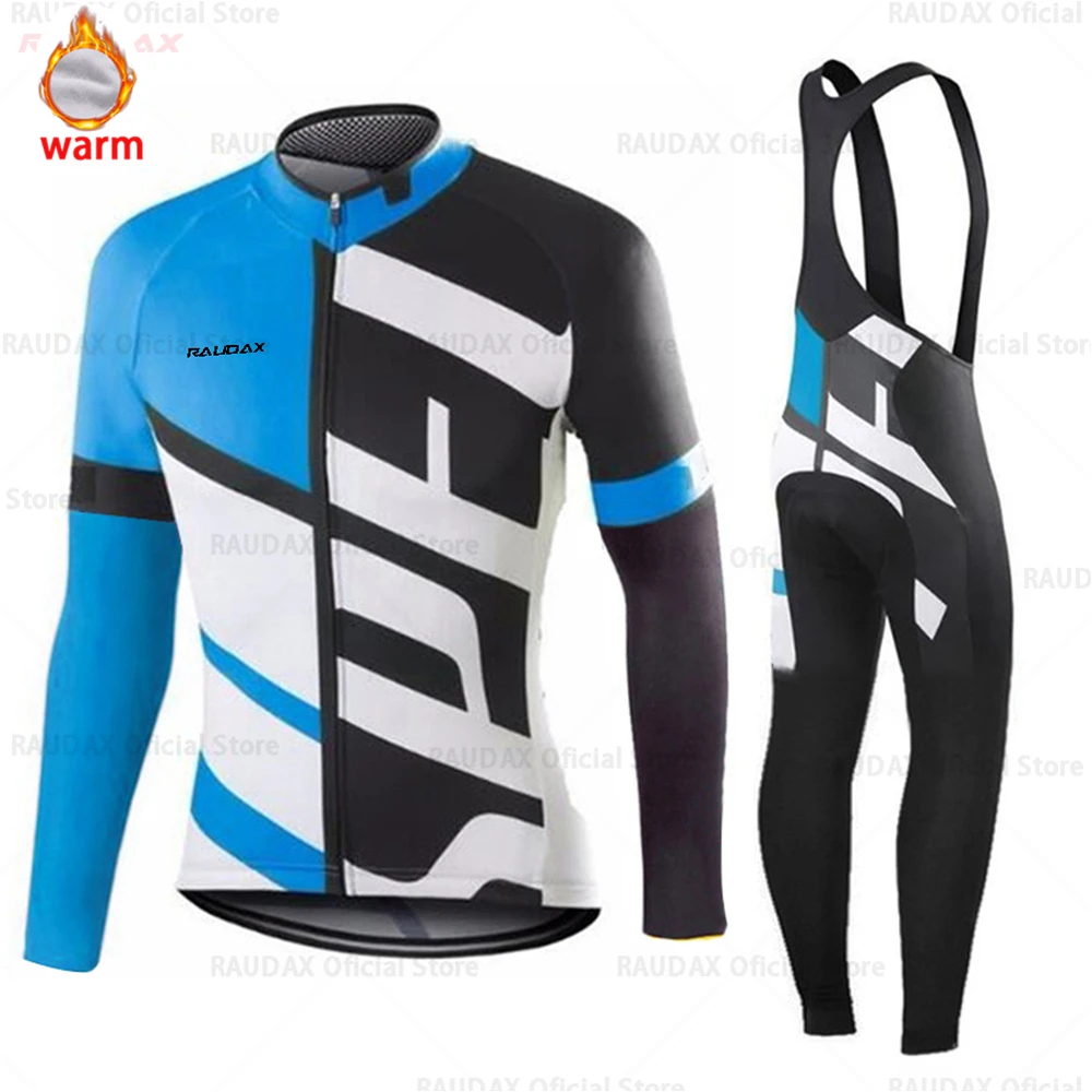 Cycling Jersey 2022 New Team SPECIALIZEDFUL Winter Fleece Cycling Clothing MTB Cycling Bib Pants Set Ropa Ciclismo Triathlon