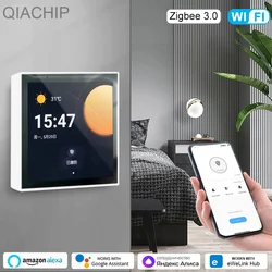 EWeLink Zigbee Gateway Home Assistant Touch Screen Hub Smart Home Control Panel  With  Alexa  smarthings Google home Alice