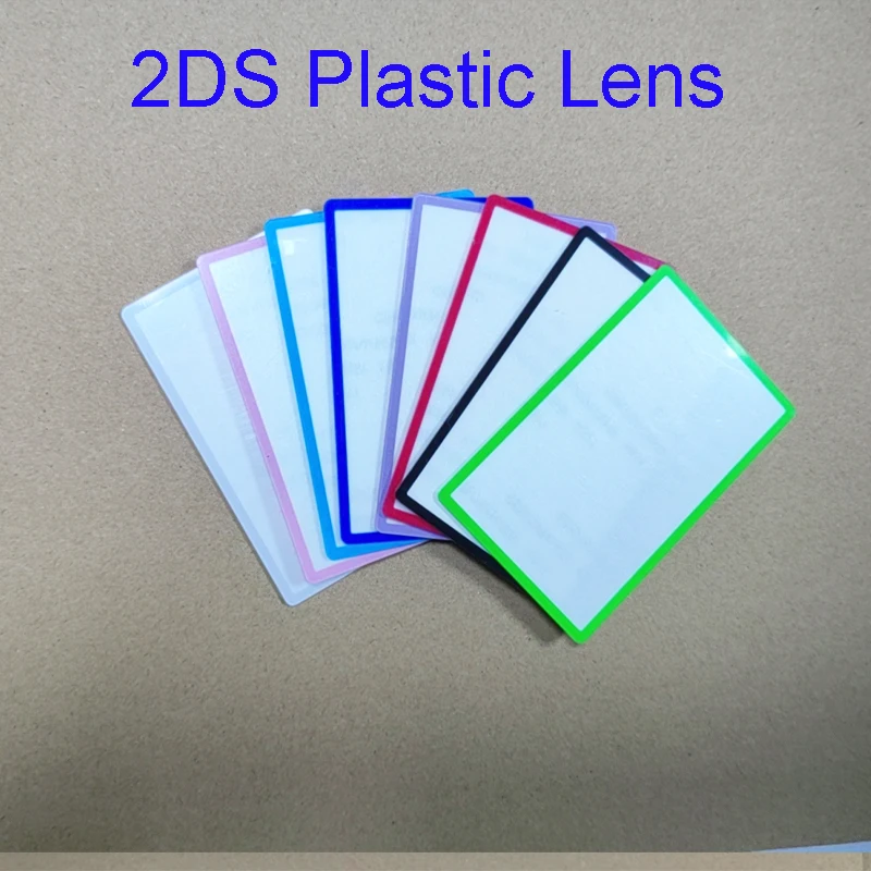 2DS Top Surface Plastic protective Screen Lens For Nindend 2DS 8 colors