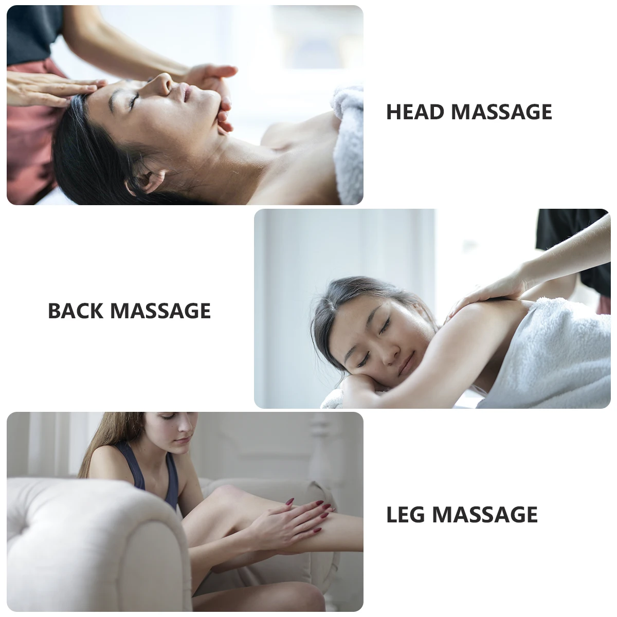 

Massager H held Head Tool Rechargeable Roller Cervical Device Lightweight Storage Relaxation Stress Relief