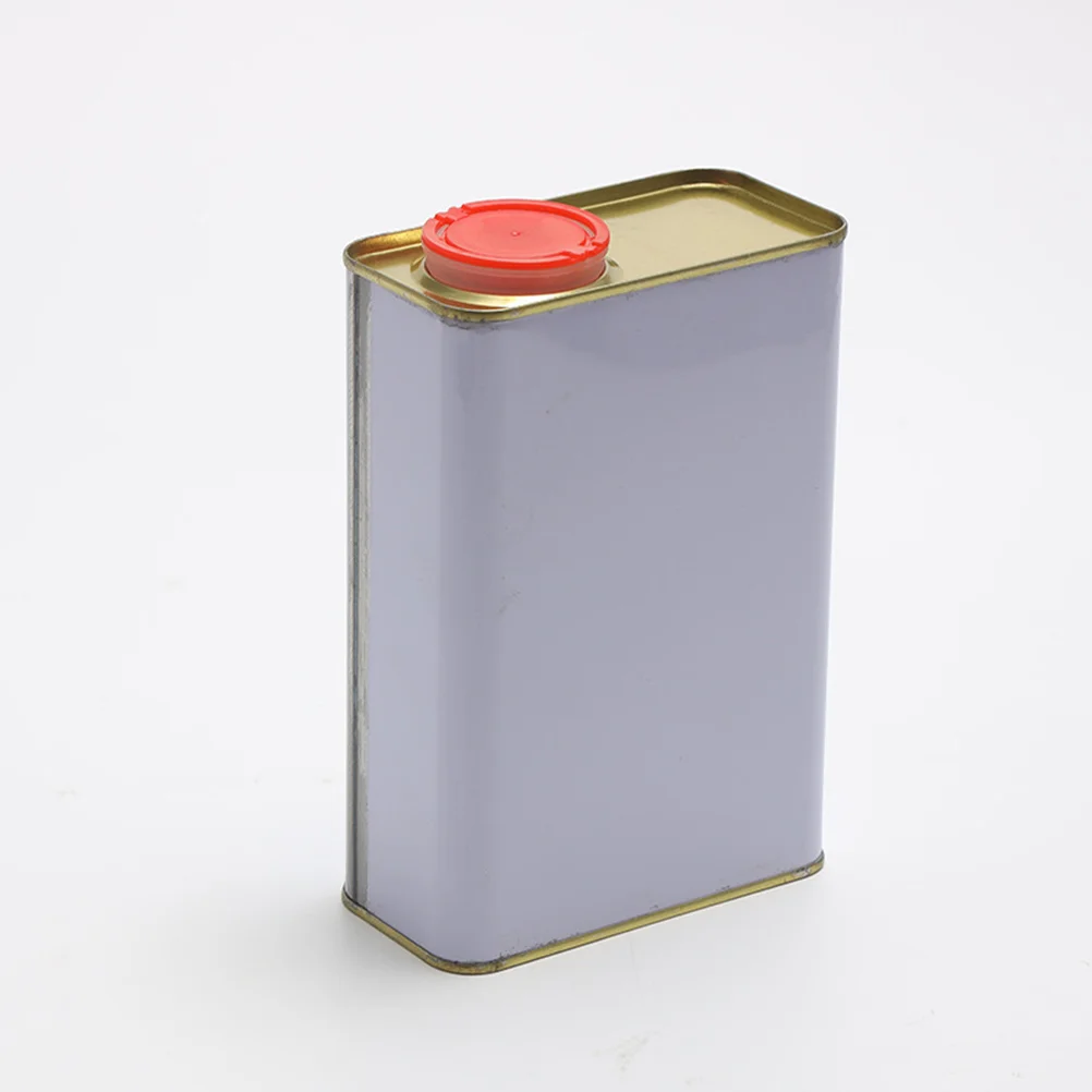 Paint Bucket Portable Container Metal Rectangle Plastic Can Jar Empty Pail