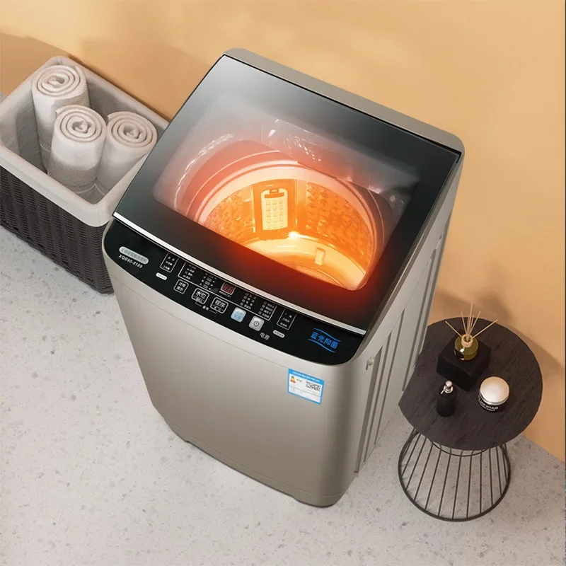 

washing machine, fully automatic household large capacity, small pulsator, for rental housing, integrated washing and drying