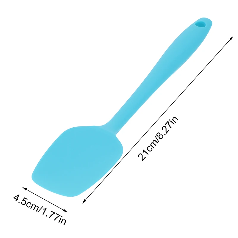 Food Grade Silicone Small Cake Scraper Square Headed Shovel Household Kitchen Utensils Baking Tool T-shaped Shovel