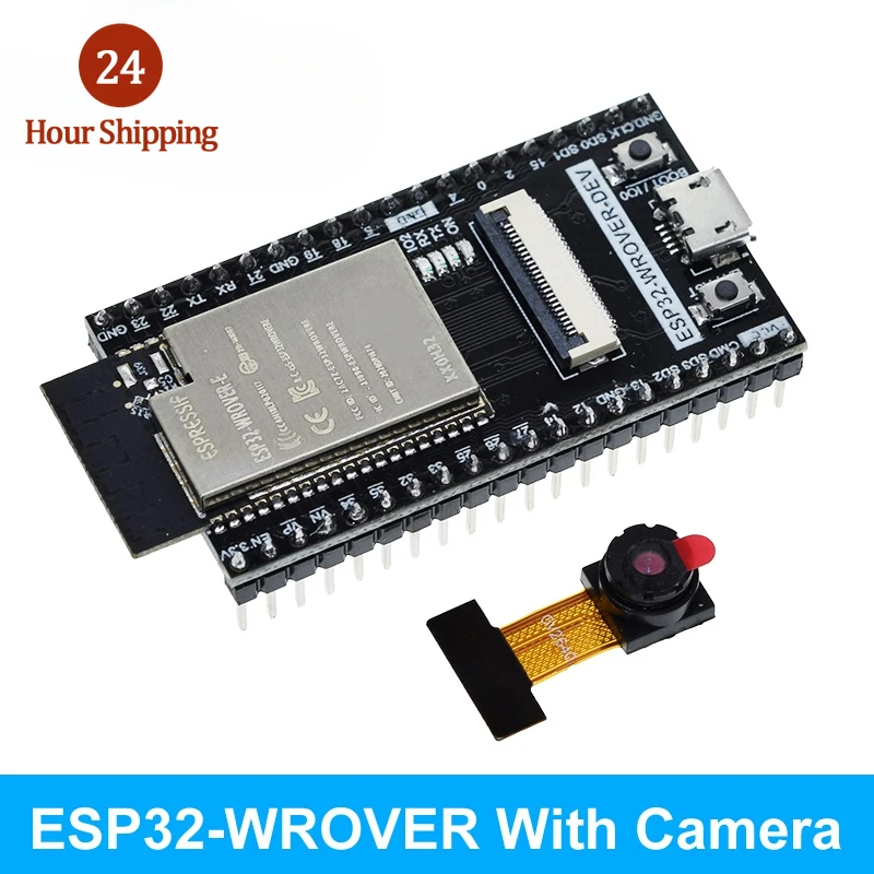 2022 Newest ESP32 CAM Camera Module ESP32-WROVER Board with Camera Wi-Fi Bluetooth Module for Arduino IDE C Python Code OV2640