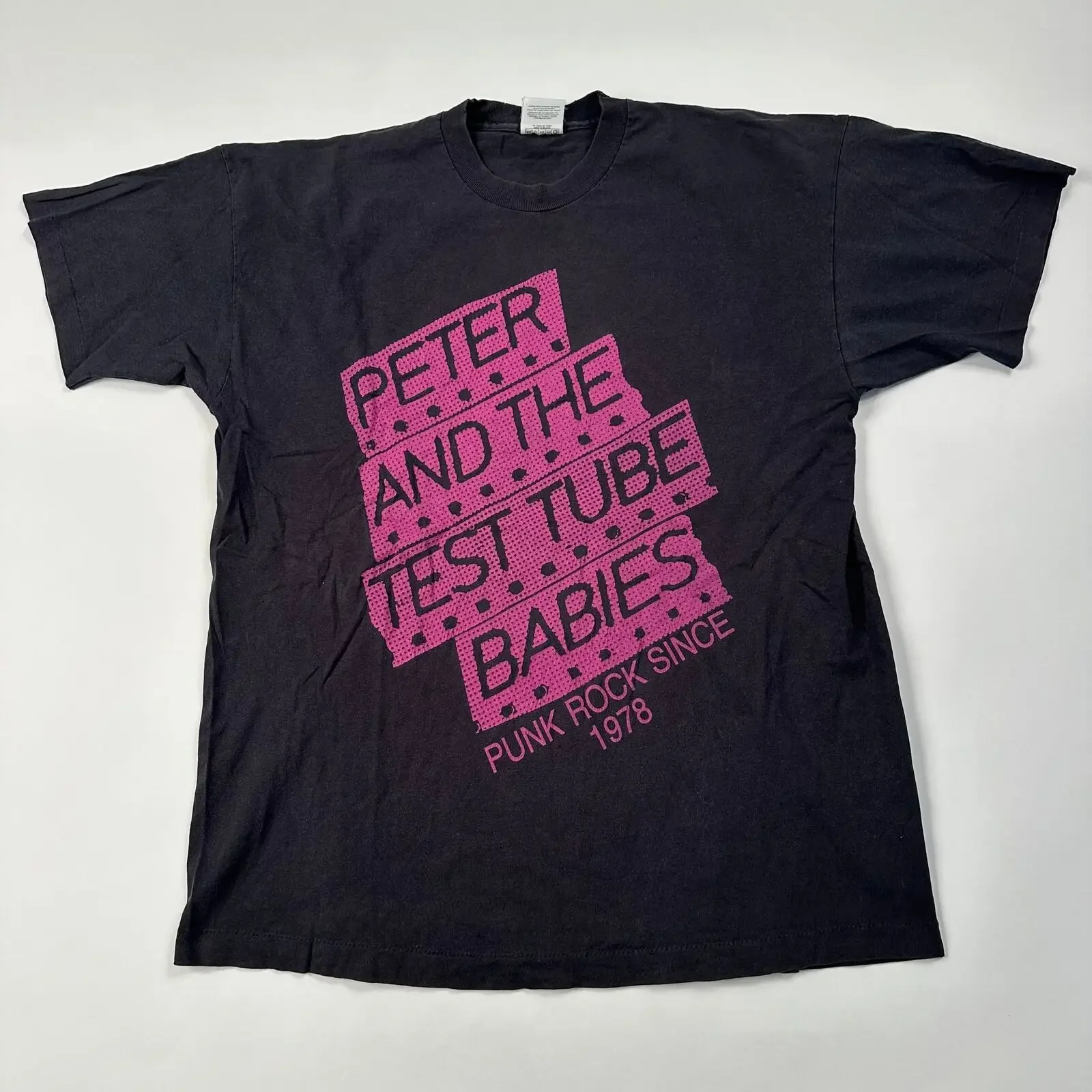 

Vintage 90s Peter And The Test Tube Babies Shirt XL Punk Rock Since 1978 long sleeves