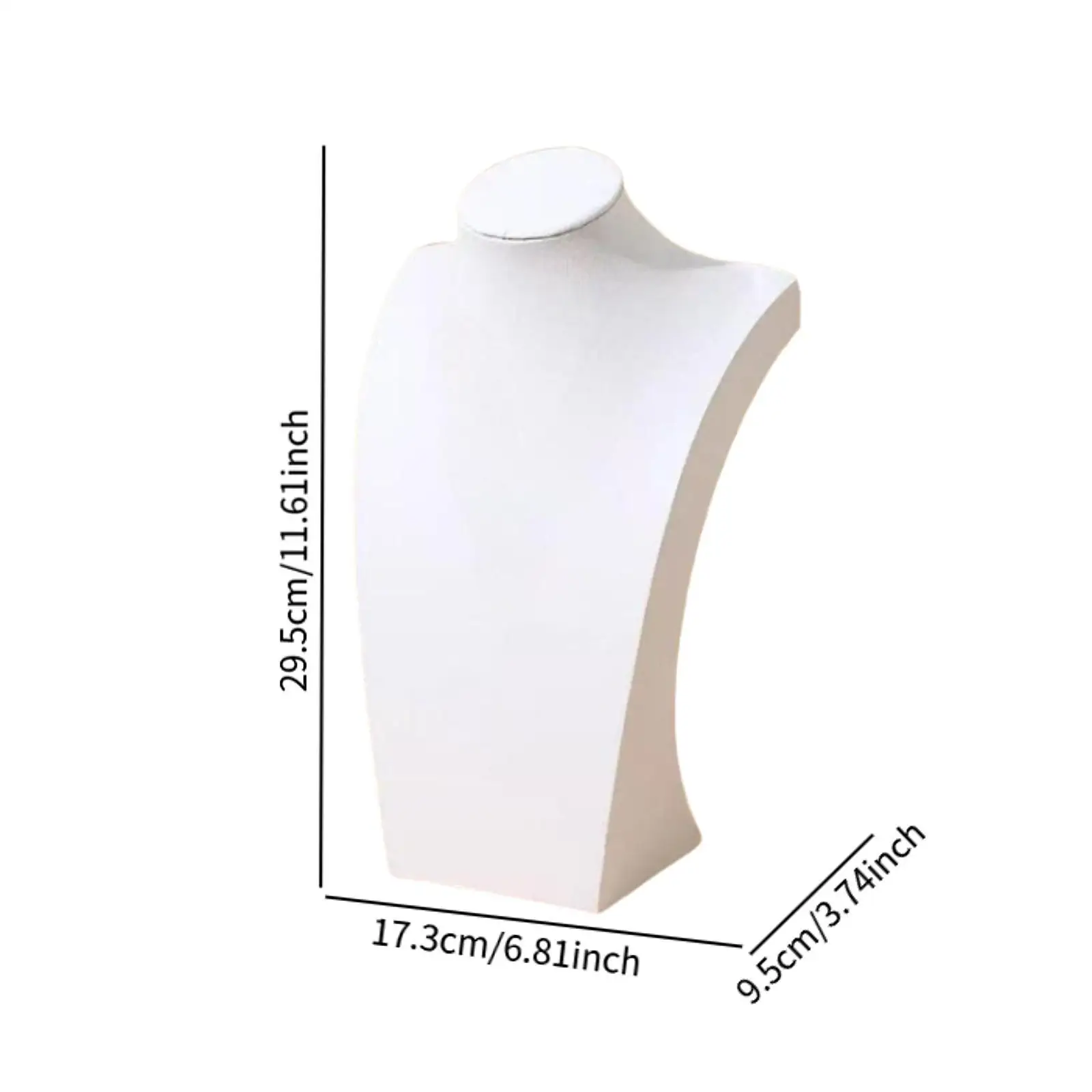 قلادة عرض المجوهرات نموذج تمثال نصفي حامل قلادة عرض عارضة أزياء للتجارة كونترتوب يظهر متاجر البيع بالتجزئة لسطح المكتب #6