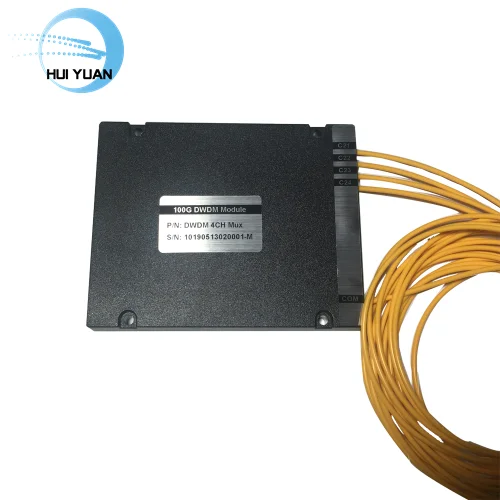 4CH Channel 100G C-Band  Module Fiber Optical Wavelength Division Mulitplexer WDM