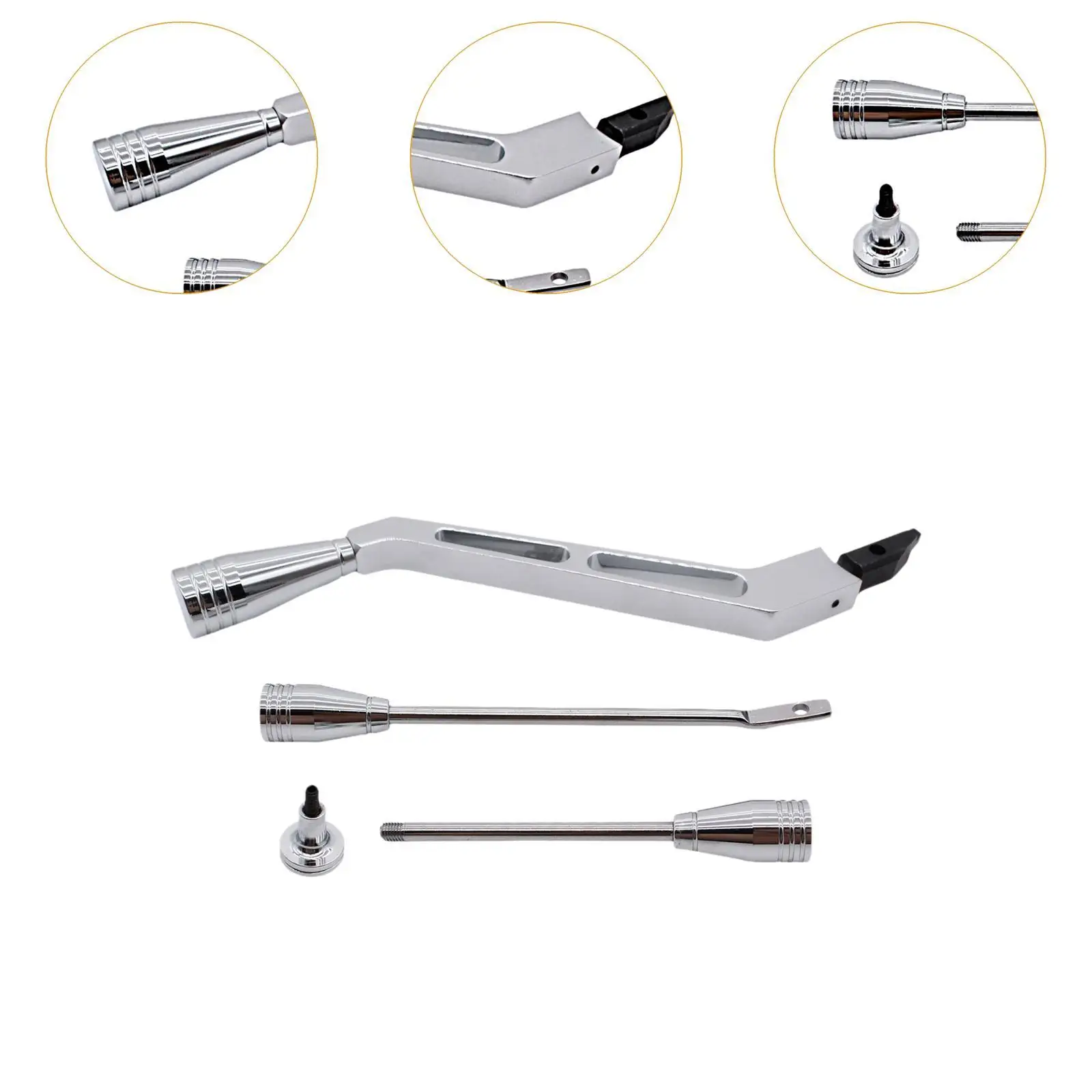 Billet Aluminum Column Shifter Sturdy High Reliability Easy Installation Spare Part Replaces Turn Signal Lever for Pontiac