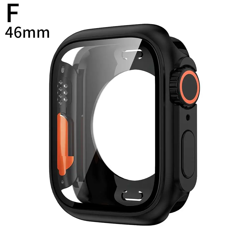 Suitable for Apple watch Series 10 All-in-one All Inclusive Watch Case 42/46mm Silicone Protective Watch Film Screen Protec B6J6