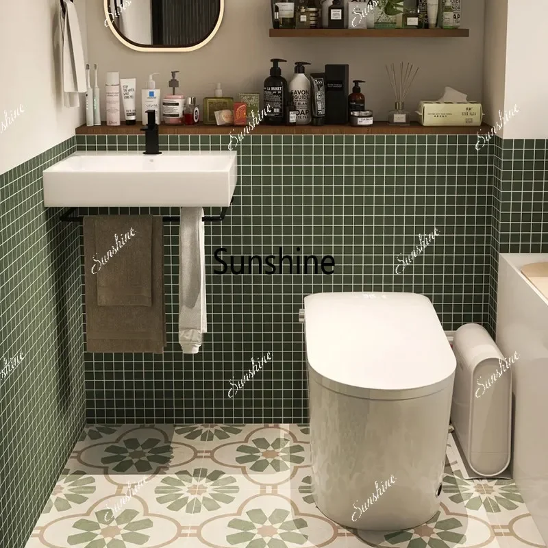 French light smart toilet, fully automatic integrated household toilet without water pressure limitT*