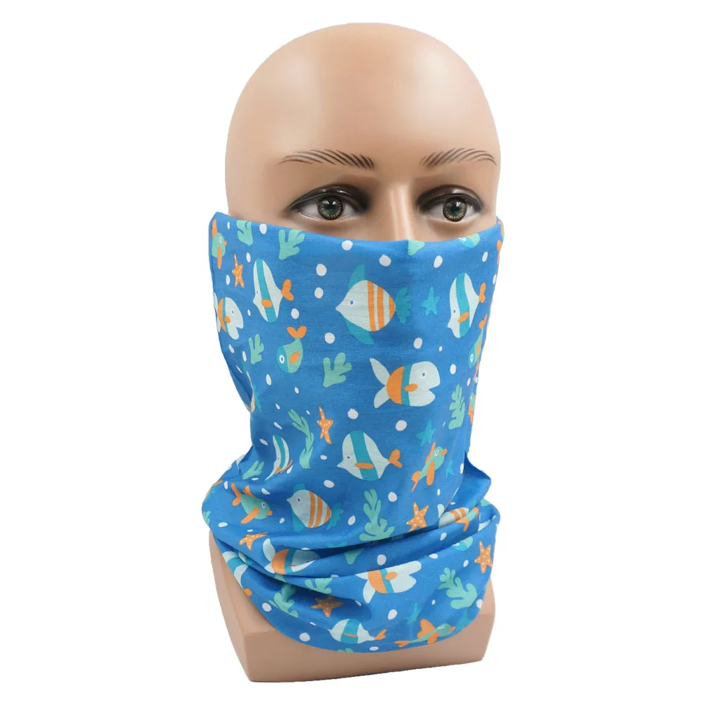 Cute Animal Printed Neck Gaiter Face Cover Mask Women Men Cooling Neck Bandana Summer UV Protection Balavlaca Hiking Headband