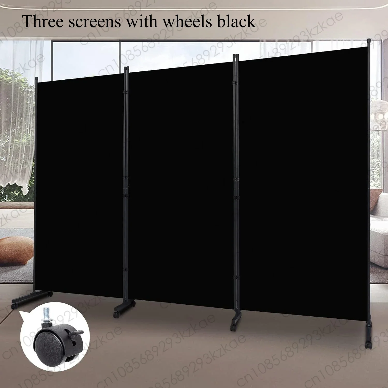 Office push-pull movable screen foldable mobile partition wall hotel partition screen folding screen
