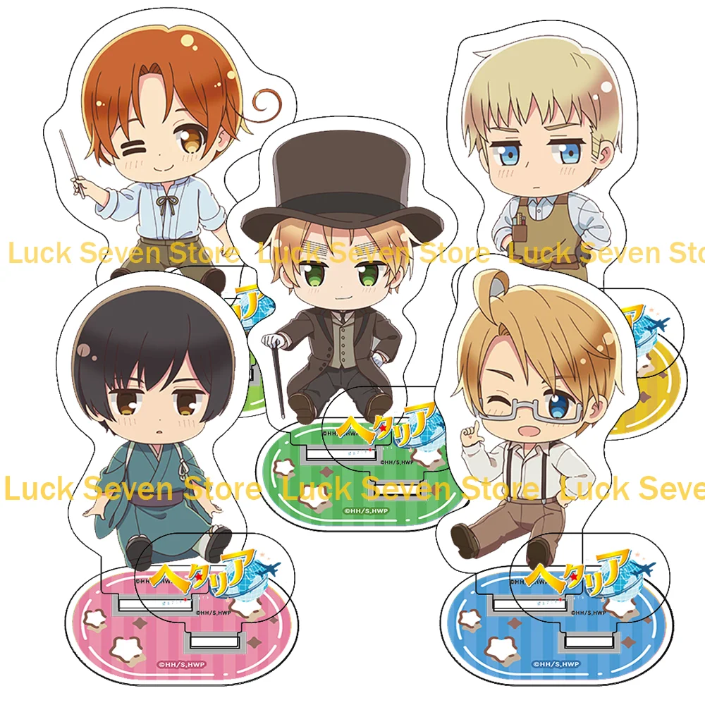 Hetalia Feliciano Vargas Ludwig Kiku Honda Alfred F. Jones Yao Wang Francis Bonnefoy Official Acrylic Stand Desktop Decor Gifts