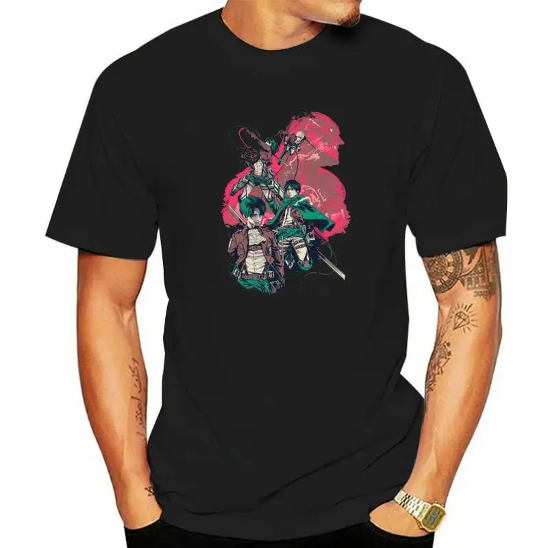 アドバンシング・ジャイアンツ-進撃の巨人-アニメ-tシャツ-メンズ-ウルトラスリムフィット-9分袖丈-ユーストレンド-ヘンリーカラートップ-q