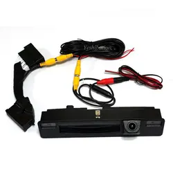For Ford Fiesta Hatch Facelift 2018 2019 2020 HD Car Rear View Back Up Trunk Handle Camera Sets RCA & Original Screen Compatible