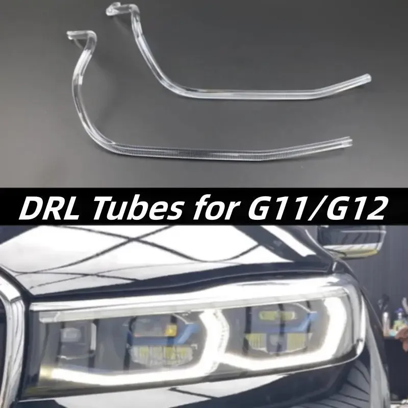 

Acrylic Tube Headlight DRL Daytime Running Light Strip Angel Eyes for BMW 7 Series G11 G12 2019 2020 2021 2022 Car Accessories