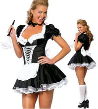 French Maid Cosplay Lingerie Plus Size #6