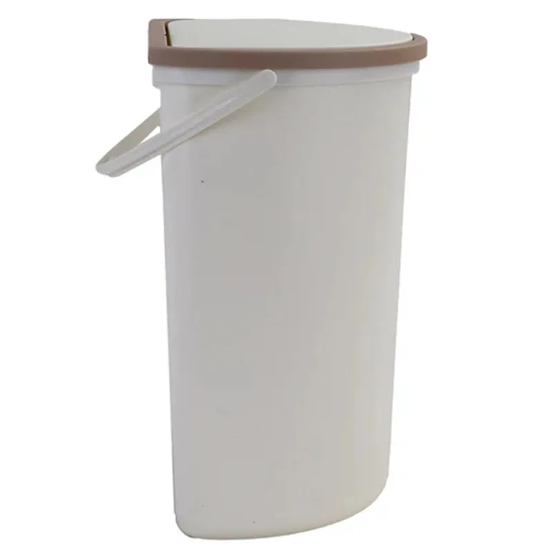 10L Plastic Trash Can Trash Bin With Lid For RV Camping Boats Caravan Motorhome Door Or Wall Mounting Waste Bin